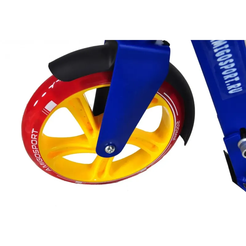 Самокат двоколісний з ручним гальмом Amigo Sport Success New Blue