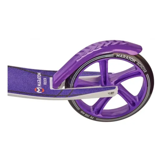 Самокат двоколісний з ручним гальмом Maraton Rider Purple