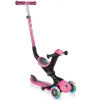 Самокат дитячий 3в1 Globber GO-UP Deluxe Lights Pink