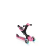 Самокат дитячий 3в1 Globber GO-UP Deluxe Lights Pink