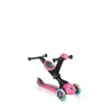 Самокат дитячий 3в1 Globber GO-UP Deluxe Lights Pink