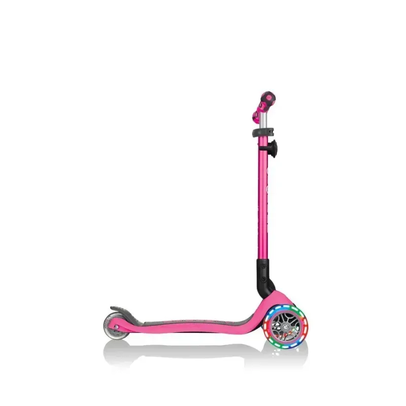 Самокат дитячий 3в1 Globber GO-UP Deluxe Lights Pink