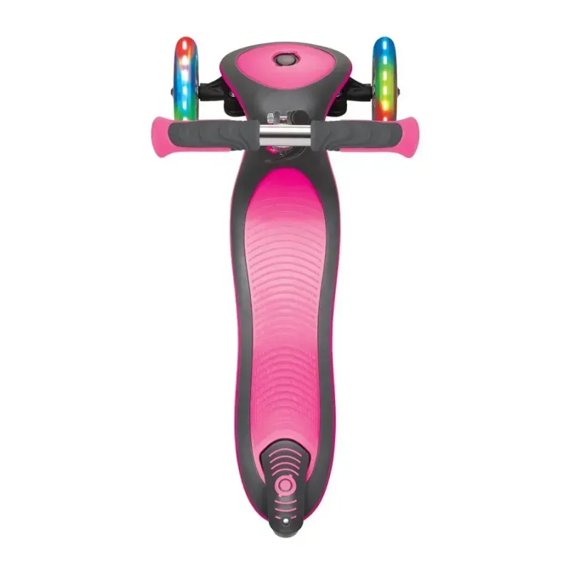 Самокат дитячий Globber Elite Deluxe Lights Pink