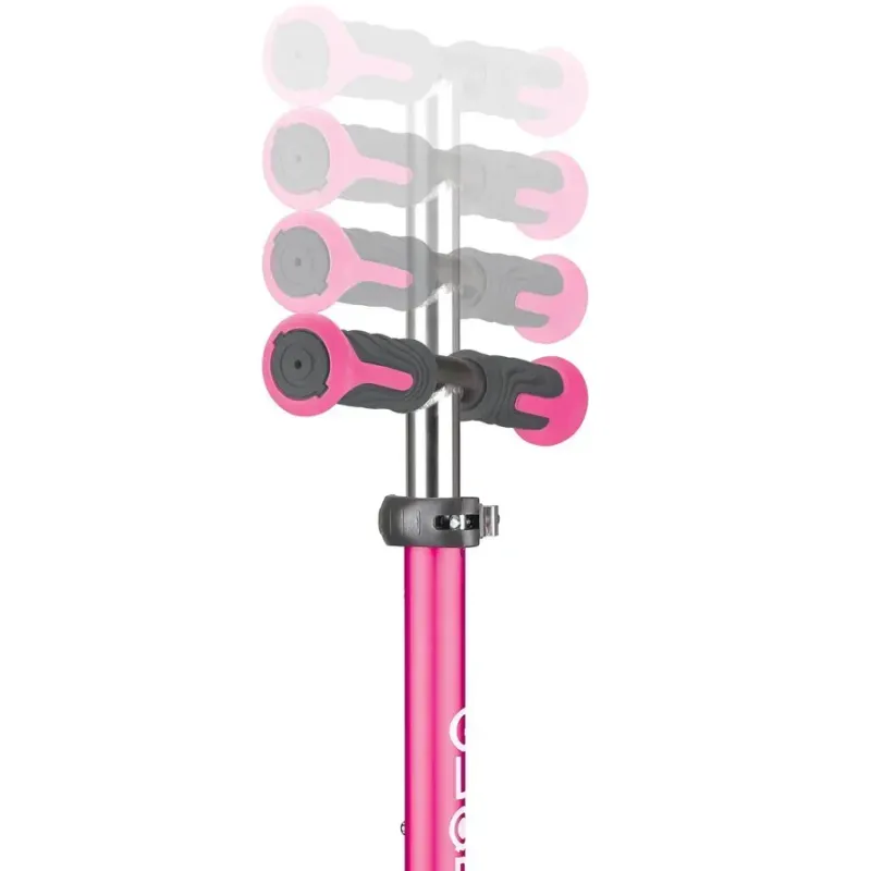 Самокат дитячий Globber Elite Deluxe Lights Pink