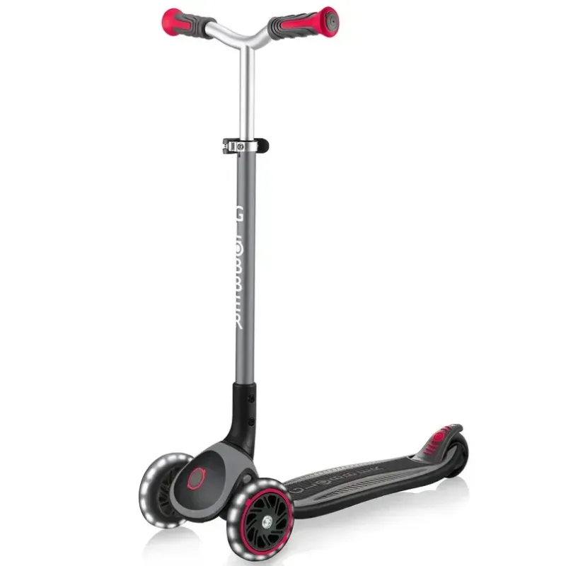 Самокат дитячий Globber Master Lights Black-Red
