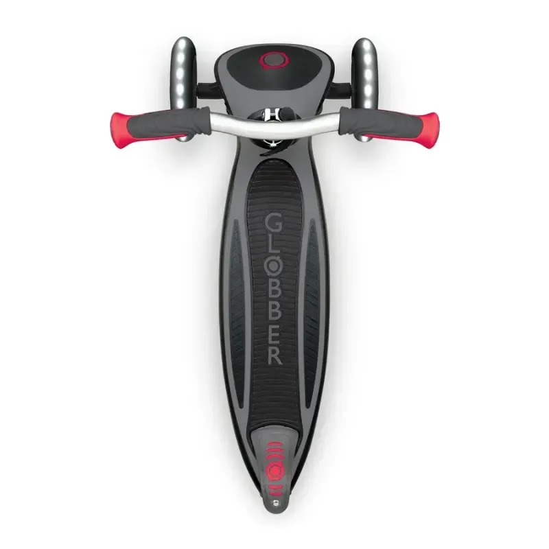 Самокат дитячий Globber Master Lights Black-Red