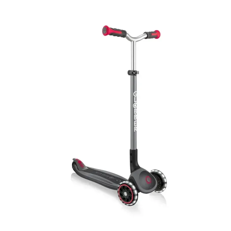 Самокат дитячий Globber Master Lights Black-Red