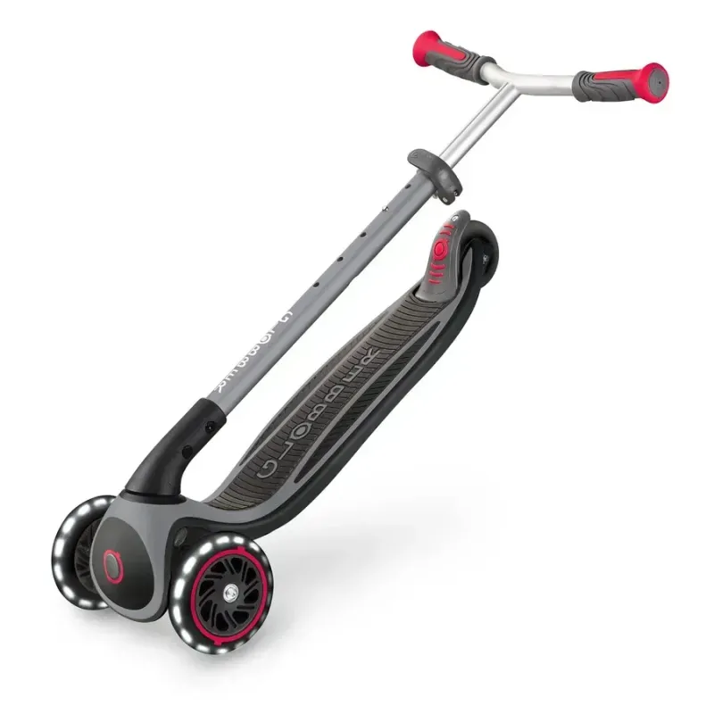 Самокат дитячий Globber Master Lights Black-Red