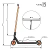 Самокат трюковий Hipe H9 Black/Bronze 120 мм