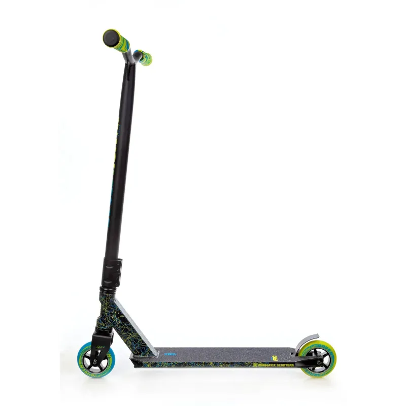 Самокат трюковий Raven Evolution Pro Blue/Lime 110mm