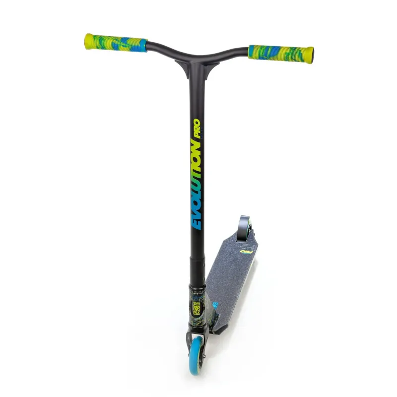 Самокат трюковий Raven Evolution Pro Blue/Lime 110mm