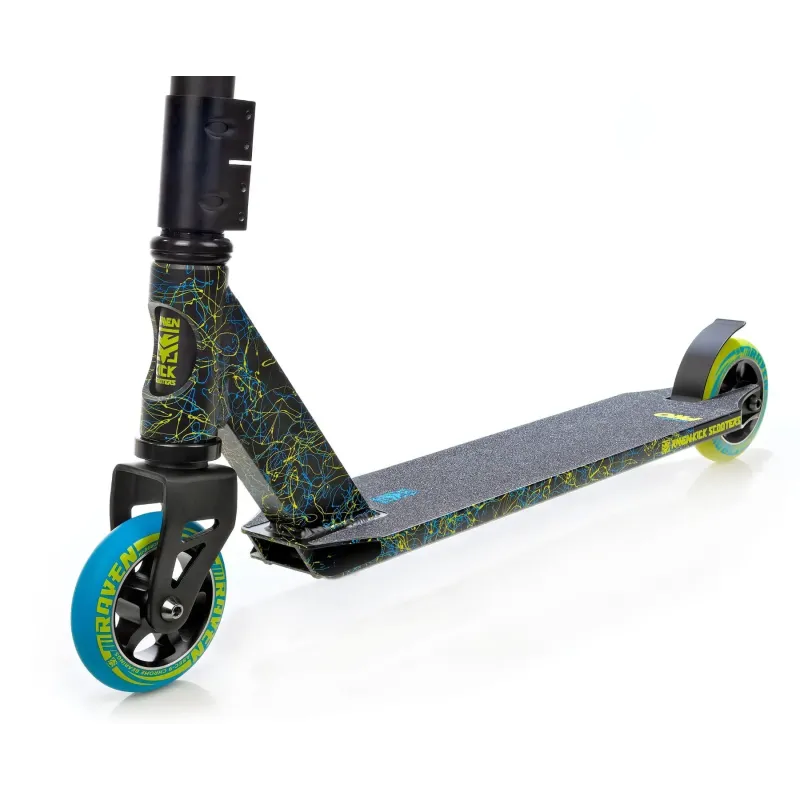 Самокат трюковий Raven Evolution Pro Blue/Lime 110mm
