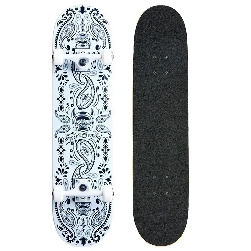 Скейт Speed Demons Bandana - White 8