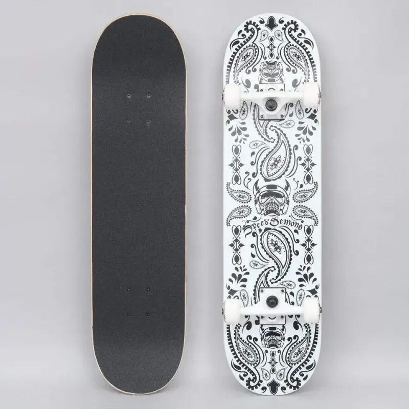 Скейт Speed Demons Bandana - White 8