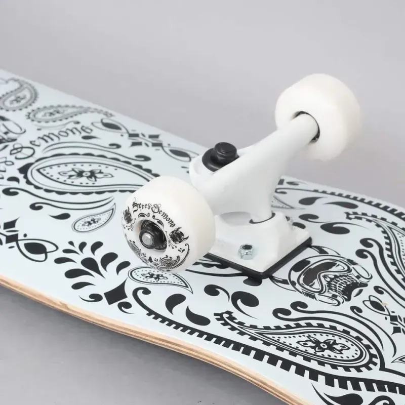 Скейт Speed Demons Bandana - White 8