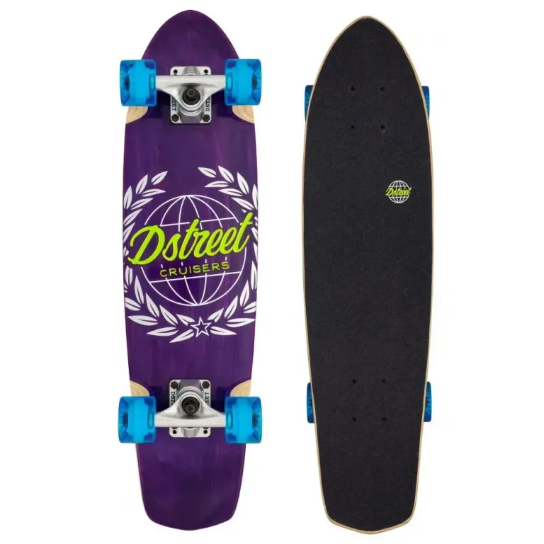 Скейт круізер дерев'яний D Street Atlas Purple 70 см