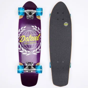 Скейт круізер дерев'яний D Street Atlas Purple 70 см