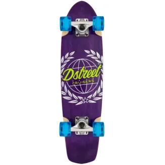 Скейт круізер дерев'яний D Street Atlas Purple 70 см