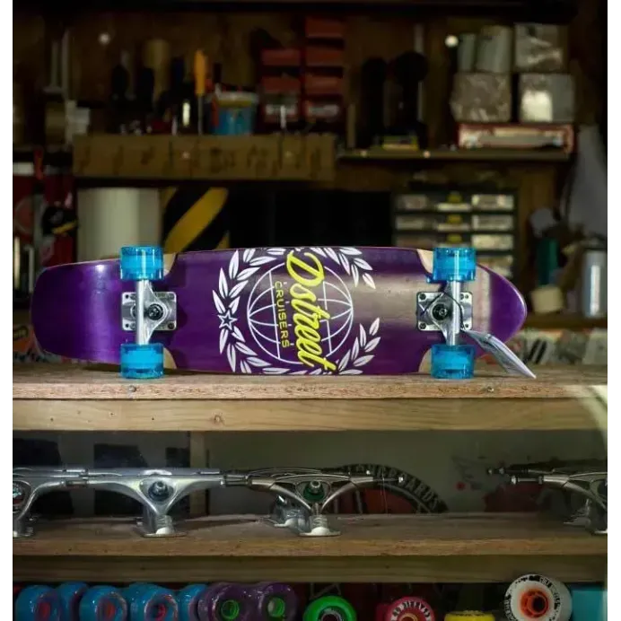 Скейт круізер дерев'яний D Street Atlas Purple 70 см