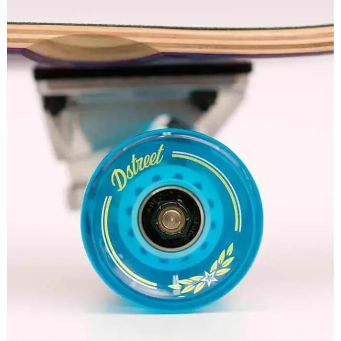 Скейт круізер дерев'яний D Street Atlas Purple 70 см