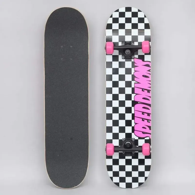 Скейтборд Speed Demons Characters - Pink 7.75