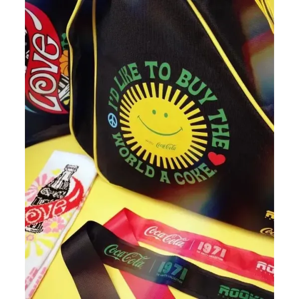 Сумка для роликів квадів Rookie Coca-Cola Sunshine Black/Yellow