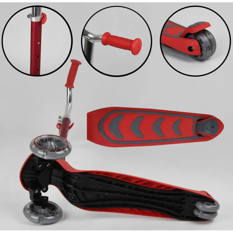Триколісний самокат для дітей Best Scooter Red