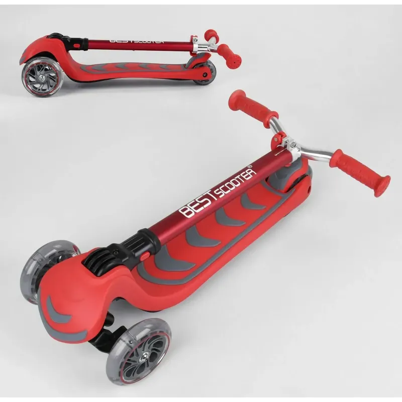 Триколісний самокат для дітей Best Scooter Red