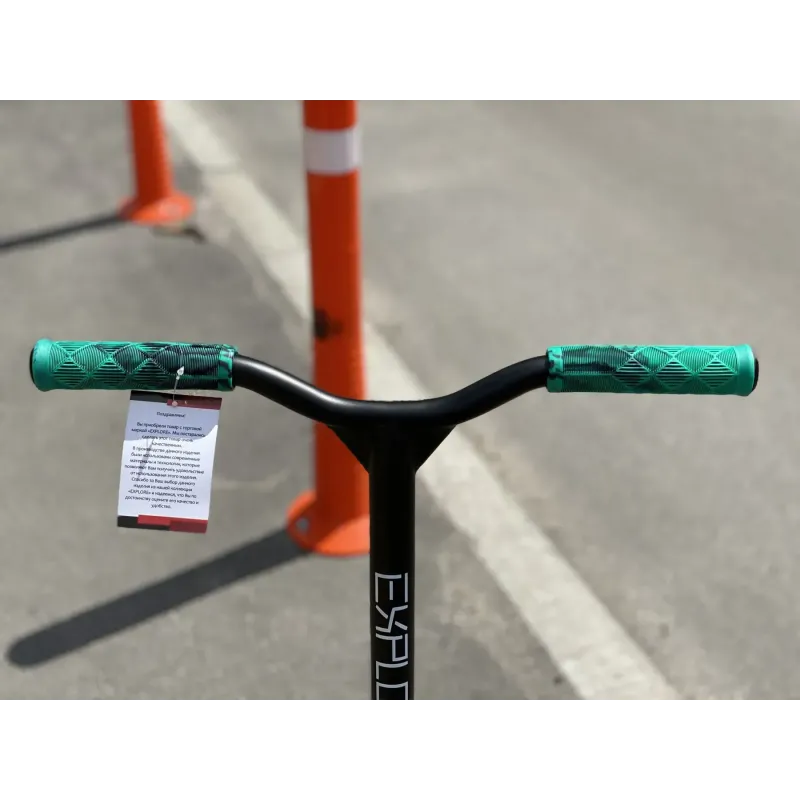 Трюковий самокат Explore Crocco Deluxe Green 110 мм
