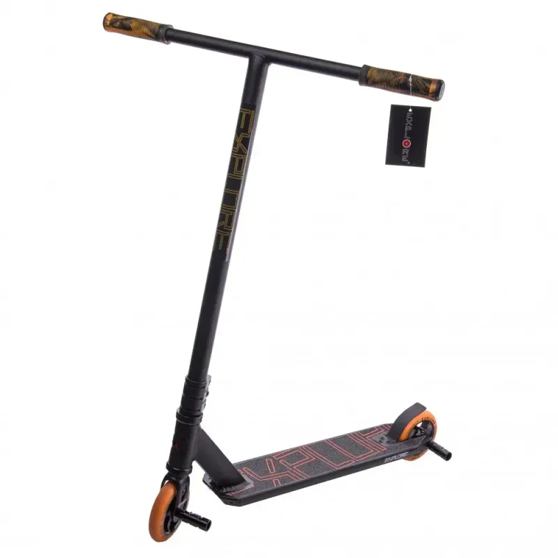 Трюковий самокат Explore Hard Deluxe Orange 110 мм