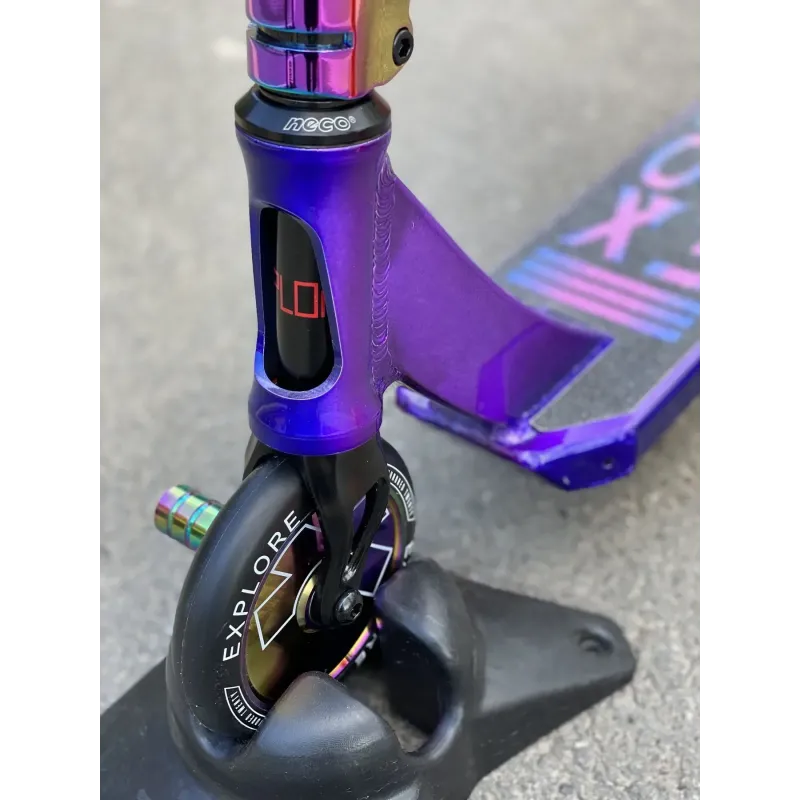 Трюковий самокат Explore Scat New 120 мм Purple