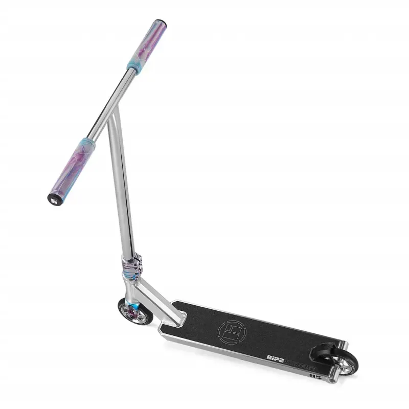Трюковий самокат Hipe H5 Silver/Blue SCS 110 мм