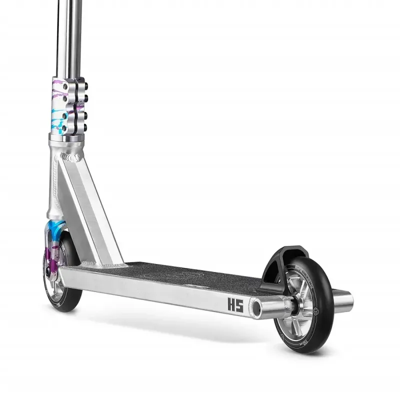 Трюковий самокат Hipe H5 Silver/Blue SCS 110 мм