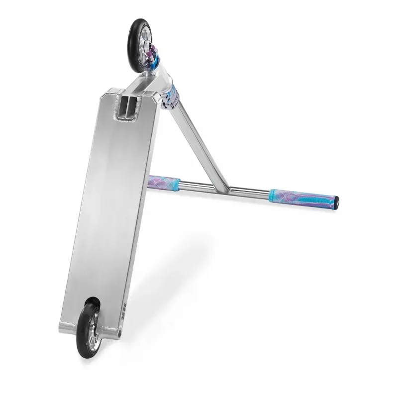 Трюковий самокат Hipe H5 Silver/Blue SCS 110 мм