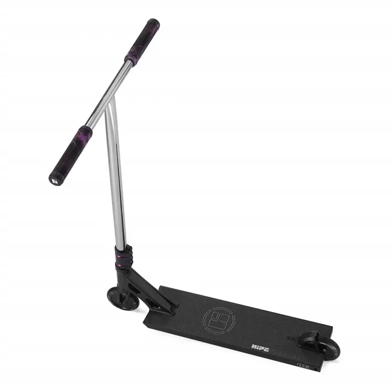Трюковий самокат Hipe H6 Black/Purple SCS 110 мм