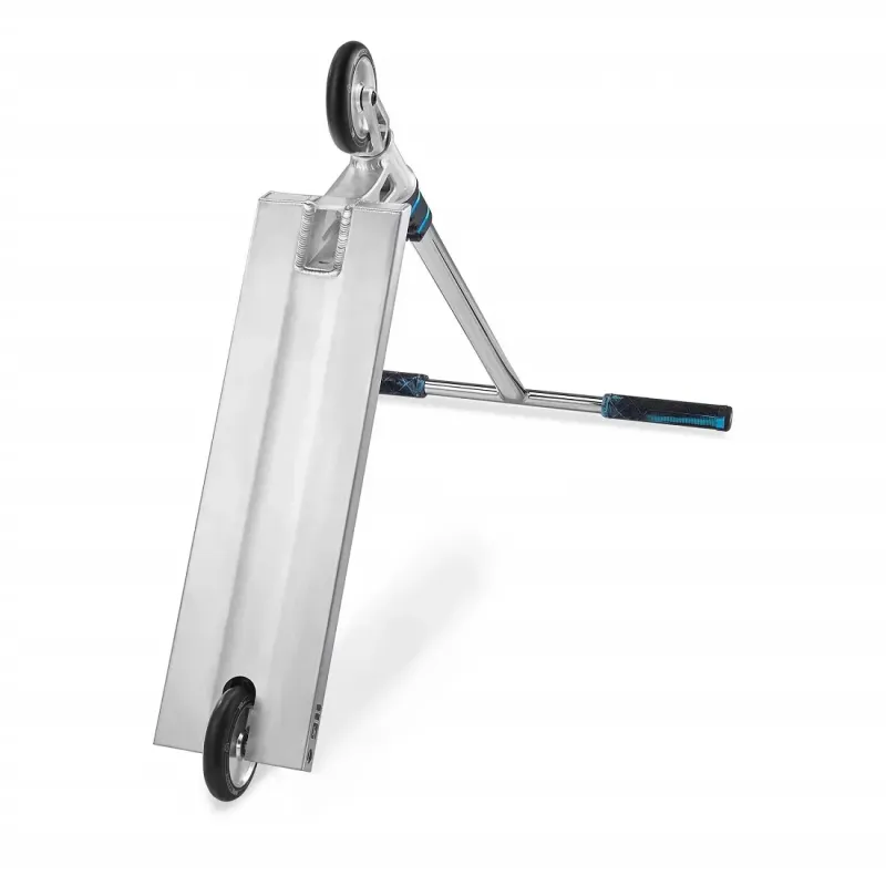 Трюковий самокат Hipe H6 Silver/Blue SCS 110 мм