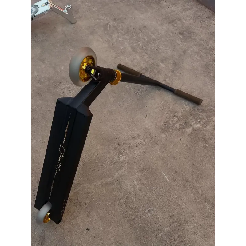 Трюковий самокат NKD IDC Black/Gold 115 мм