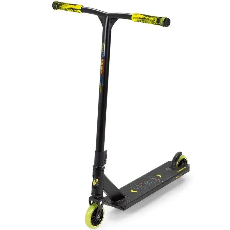 Трюковий самокат Slamm Classic V9 Black-Yellow 100 мм