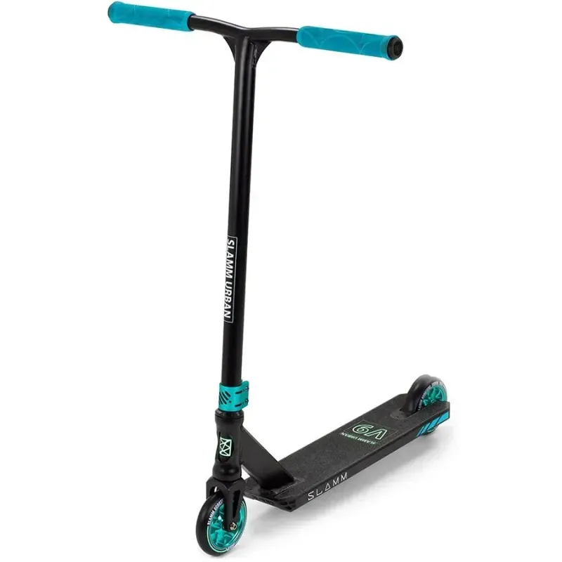 Трюковий самокат Slamm Urban V9 Black-Teal 110 мм
