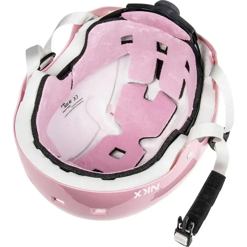 Шолом NKX Brain Saver Pink/Glitter S. 50-53,5 см