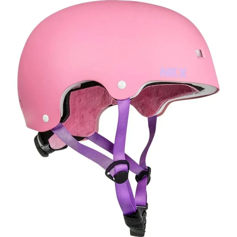 Шолом NKX Brain Saver Pink/Purple S. 50-53,5 см