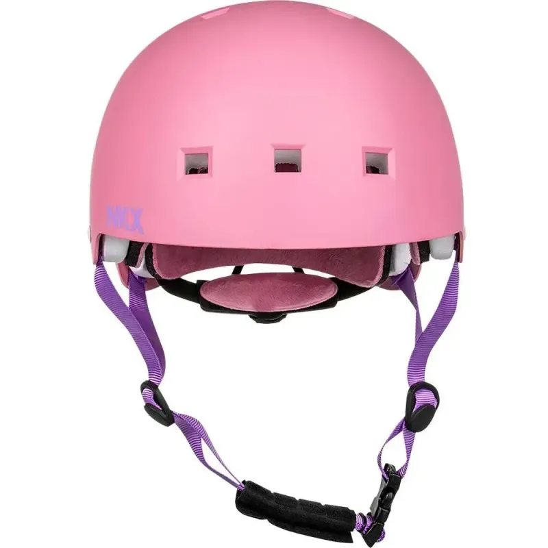 Шолом NKX Brain Saver Pink/Purple S. 50-53,5 см