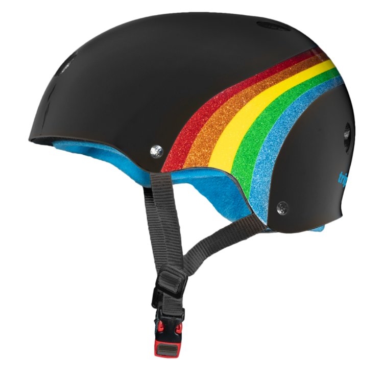 Шолом Triple8 Black Rainbow Sparkle р. XS/S