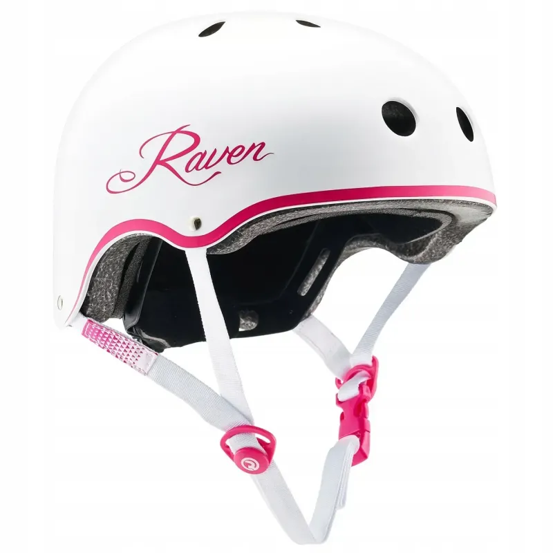 Шолом дитячий Raven Essto White/Pink р. XS 48-52