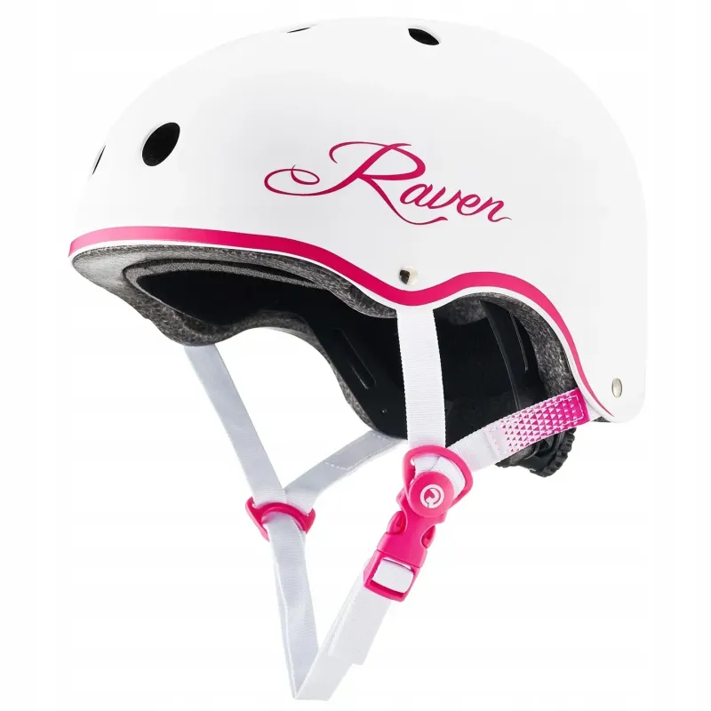 Шолом дитячий Raven Essto White/Pink р. XS 48-52
